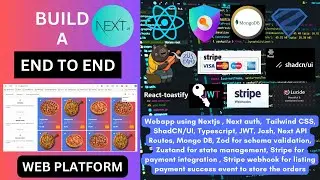 Build end to end web platform with NEXT.JS 13 (NextAuth, Stripe Payments, Shadcn, MongoDB, TS)