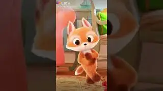 Был котик и енотик а теперь лисёнок