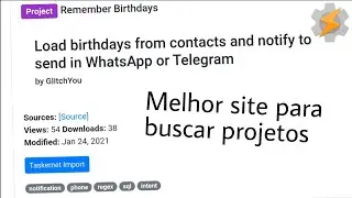 Encontre projetos do Tasker Facilmente