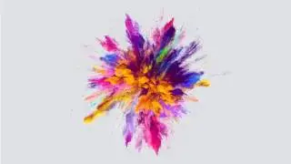 Particle Explosion Logo After Effects Template