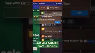 No one has ever done this 🤯 Get AWS bill from your iPhone