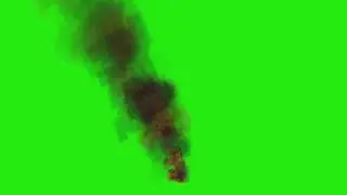 Lifting Smoke Trail Effect [GREEN SCREEN]