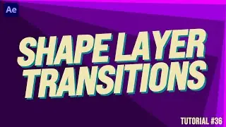 EASY Shape Layer Transitions in After Effects | Adobe Tutorial