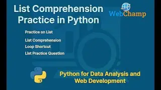 Python 8.1: Python List Comprehension: Simplify Your Code || List Comprehension Practice Questions