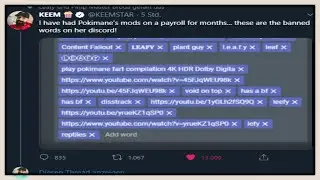 Pokimane's Discord's Banned Words