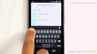 Skype Android App - How To Add People By Searching Email Id