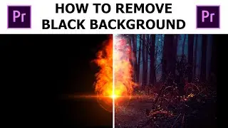 How To Remove Black Background in Premiere Pro || Premiere Pro Tips and Tricks || Tutorial