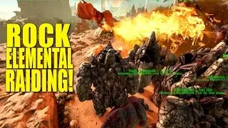Rock Elemental Raiding! (Ark Wars Pvp Tribe Life) - Ark: survival Evolved (SE) Ep.7
