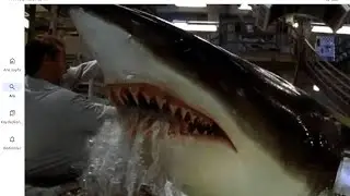 DEEP BLUE SEA 1999 MAKO SHARK OYUNCAĞINI İÇİNİ AÇTIM BANA SALDIRDI DAHA ZEKİ ÇIKTI OHA CAM KIRILDI