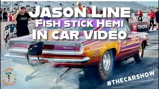 2024 Indy US Nationals Jason Line In Car Video Sox & Martin Hemi Challenge Fish Stick '68 Barracuda