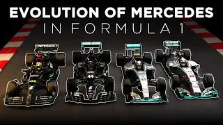 How Mercedes Evolved in F1 in 10 yrs 😮 #f1 #formula1