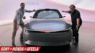 *HANDS ON* The 2026 Afeela sedan from Sony and Honda mixes 90s retro design with Playstation tech