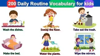 English Vocabulary | 25 mins Complete Household Vocabulary | English Sentences | #ESLvocabulary