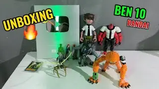 UNBOXING DE BONECOS DO BEN 10 da Bandai