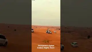 джип сафари в Дубае. Desert safari in Dubai. Arabian Nights Tours.