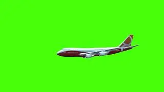 Green screen airplane effect copyright free royalty Free