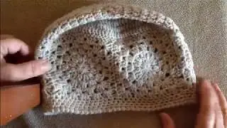 шапочка квадратами