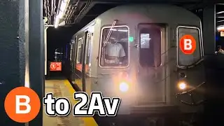 ⁴ᴷ⁶⁰ B Trains Terminating at 2nd Avenue