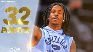 Ja Morant Full Highlights vs Jazz ● 32 POINTS! ● 22.11.21 ● 60 FPS