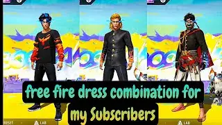 free fire dress up combination for my Subscribers ❤️❤️