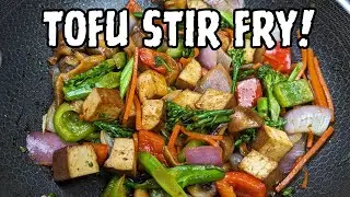 TOFU STIR FRY Recipe in 20 minutes With Mushrooms and Vegetables | Dinner or Lunch