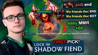 Why Miracle- loves to FIRST PICK Shadow Fiend, EASY Double MMR