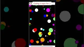 Draw colorful bubbles using python 