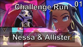 Pokemon SwSh - Nessa & Allister (Blind Gym Challenge & Analysis)