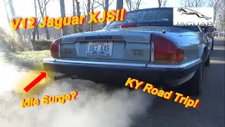 V12?! '90 Jaguar XJS Surging Idle (KY Road Trip!)