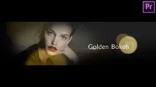 Golden Bokeh Slideshow MOGRT for Adobe Premiere Pro