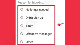 WhatsApp Block Person But Showing Reason For Blocking