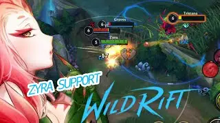 Wild Rift ZYRA SUPPORT Gameplay Builds and Runes