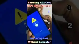 How to Unlock Samsung A02 Core Phone Forgot Password 🆕 How to Hard Reset SAMSUNG Galaxy A02 Core