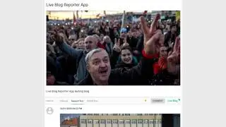 Mobile Blogging with the Live Blog Reporter App