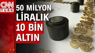 Film değil gerçek! Merdiven altında darphane gibi altın bastılar
