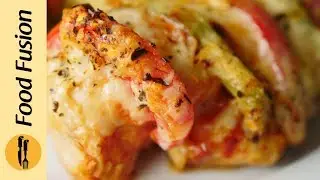 Spicy Hasselback Chicken with Cheese Recipe By Food Fusion