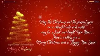Merry Christmas | December 25 | Animated | Motion Graphics | Upperthrust Technologies