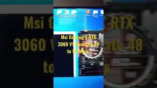 MSI Gaming X RTX 3060 v1 Hashrate