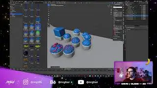 LIVE - Blender 3.0 - GeoNode Plants & Asset Management
