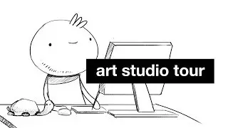 The most important part of any art studio (art studio tour)