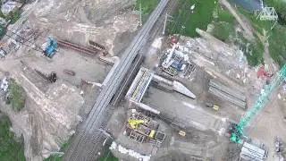 В Павловском Посаде смонтированы капитальные пролетные строения