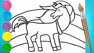 Drawing Rainbow Unicorn🦄