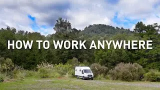 Work & Vanlife Anywhere in a Van! In the New Zealand Wilderness