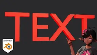HOW TO CREATE 3D AND 2D TEXT IN BLENDER - BLENDER QUICK TIPS