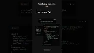 CSS Text Typing Animation