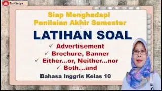 Latihan Soal Advertisement || Bahasa Inggris Kelas 10 || Tari Setya