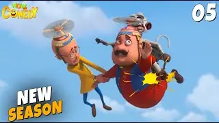 Flying Monkeys | Episode 05 | Motu Patlu Best Season 13 | Funny Cartoon For Kids | Motu Patlu