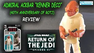 Admiral Ackbar (ROTJ 40th - Kenner Deco) Star Wars Black Series - REVIEW