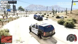 GTA V - LSPDFR 0.4.8 - LSSD/LASD - Sheriff Patrol - Escaped Prisoner/Shots Fired - 4K