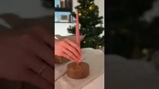 Подсвечник из дуба  